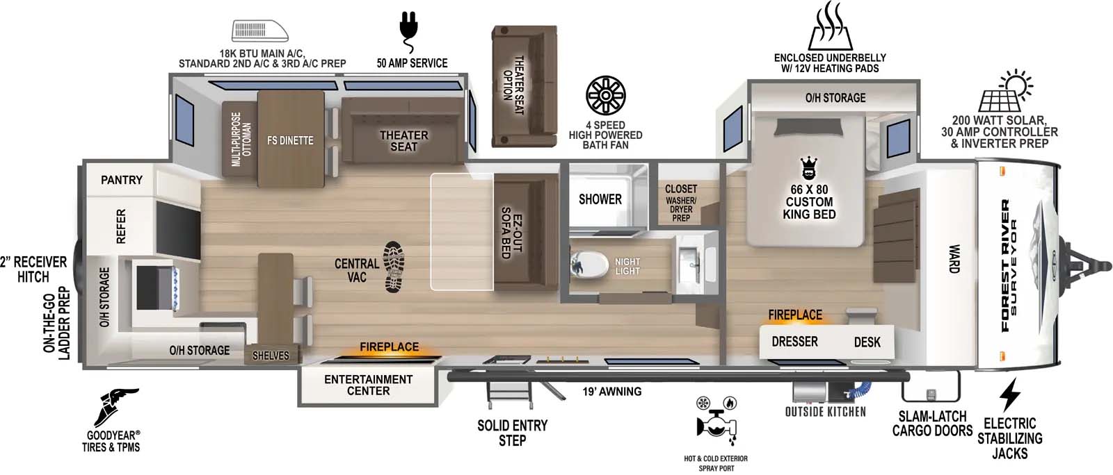 301RKBS Floorplan Image